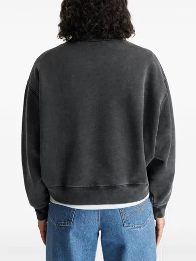 Axel Arigato Crew Signature Sweatshirt In Grey