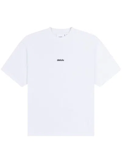 Axel Arigato Delulu Distressed T-shirt In White