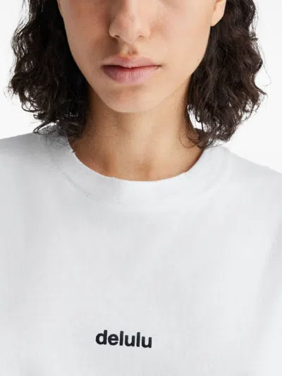 Axel Arigato Delulu Distressed T-shirt In White