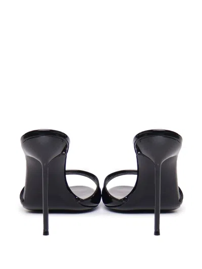 Paris Texas Lidia 105mm Patent-leather Sandals In Black