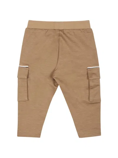 Bosswear Ribbed-waistband Trousers In Neutrals