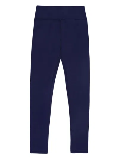Sporty And Rich Runner Box Leggings In Blue