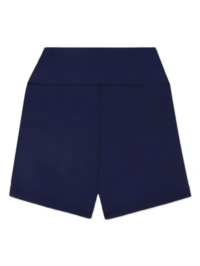 Sporty And Rich Elastic Waist-edge Shorts In Blue
