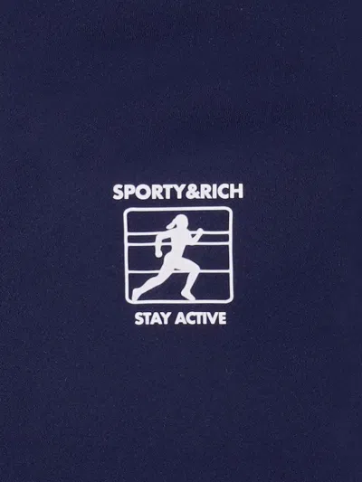 Sporty And Rich V-neck Sports Vest In Blue