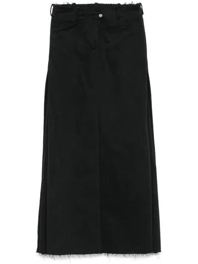 Sinéad O’dwyer Fold Maxi Skirt In Black