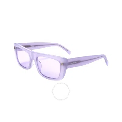 Givenchy Lilac Browline Ladies Sunglasses Gv40047u 78y 57