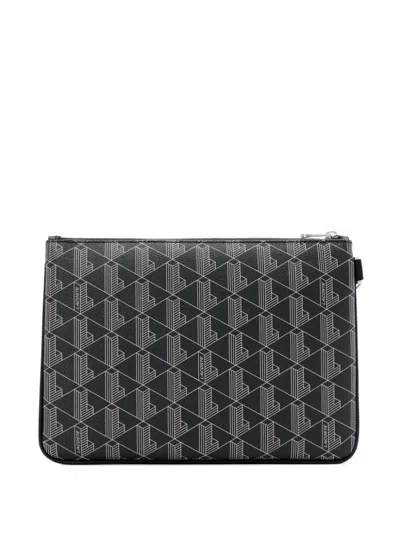 Lacoste The Blend Clutch In Grey