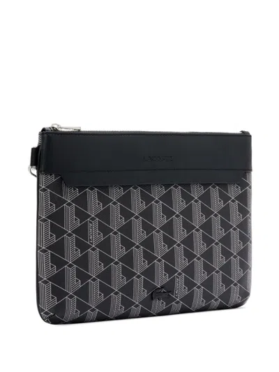 Lacoste The Blend Clutch In Grey