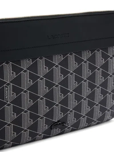 Lacoste The Blend Clutch In Grey