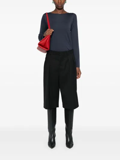 Brunello Cucinelli Fine-knit Sweater In Blue