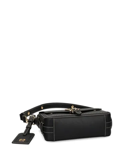 Love Moschino Logo Eyelet Nero Shoulder Bag In Black
