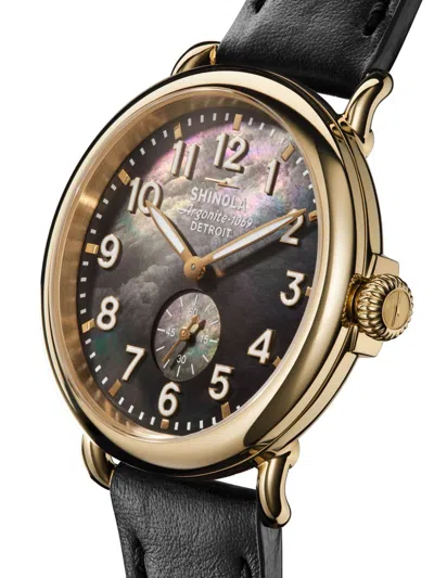 Shinola Argonite-1069 Detroit 41mm In Black