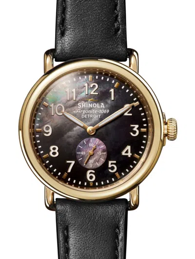 Shinola Argonite-1069 Detroit 41mm In Black
