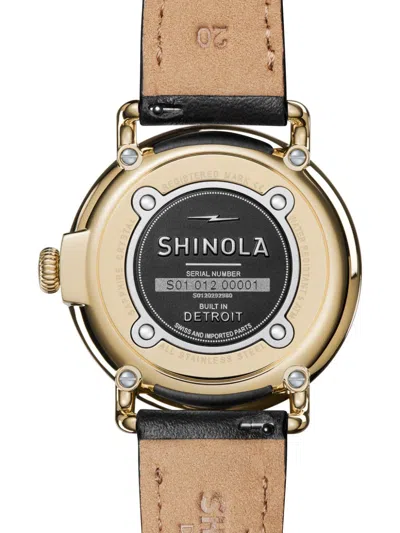 Shinola Argonite-1069 Detroit 41mm In Black