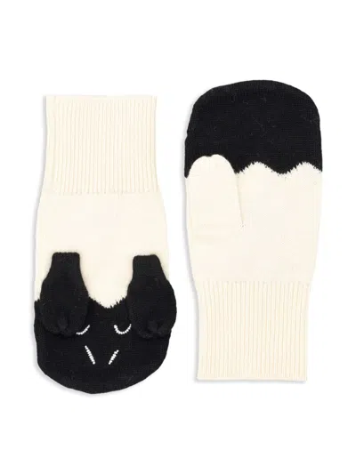 Stella Mccartney Knitted Gloves In White