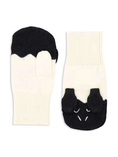 Stella Mccartney Knitted Gloves In White