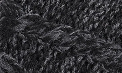Muk Luks John Faux Shearling Lined Slipper In Ebony/dark Grey