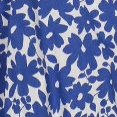 Busy Bees Juniper Button Front Dress In Blue Poppy