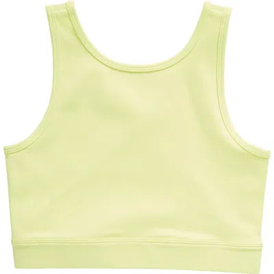 Zella Girl Kids' Move It Longline Sports Bra In Green Obi
