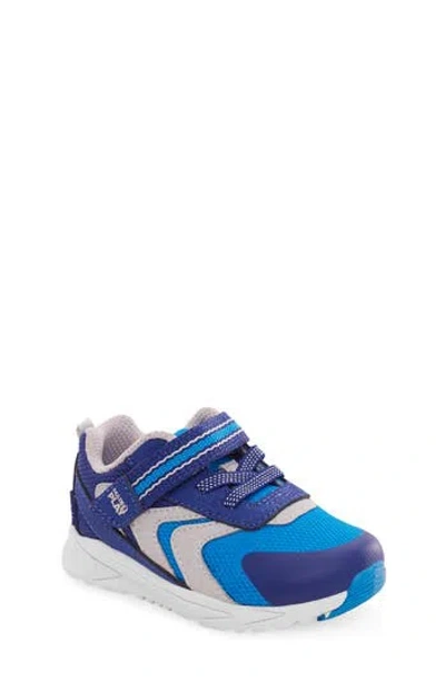 Stride Rite Toddler Boys Made2play Bolt Machine Washable Sneakers In Blue