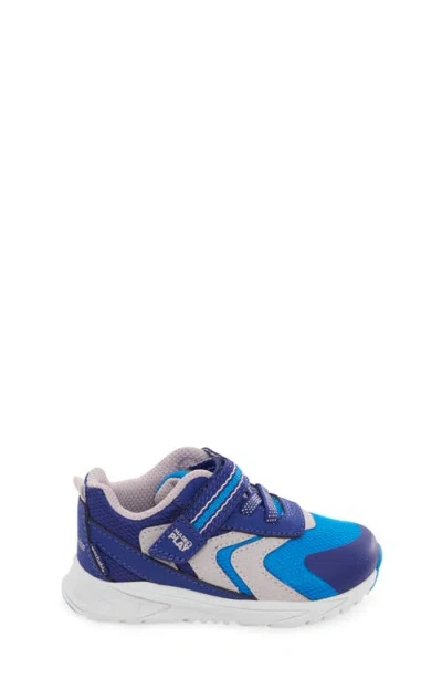 Stride Rite Toddler Boys Made2play Bolt Machine Washable Sneakers In Blue