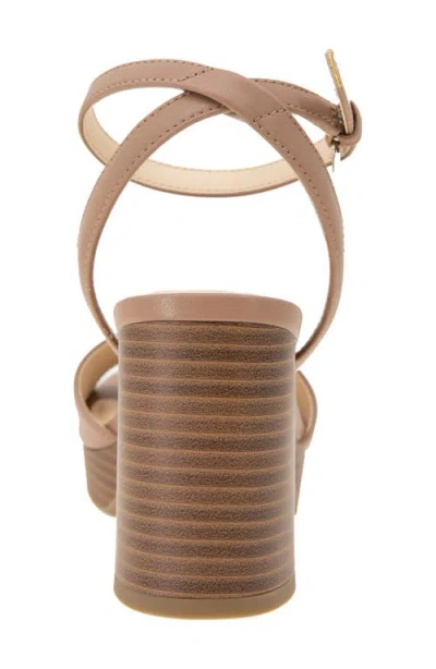 Reaction Kenneth Cole Ryanne Platform Sandal In Classic Tan