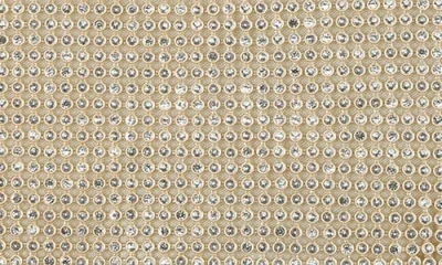 Jessica Mcclintock Isa Crystal Clutch In Light Gold