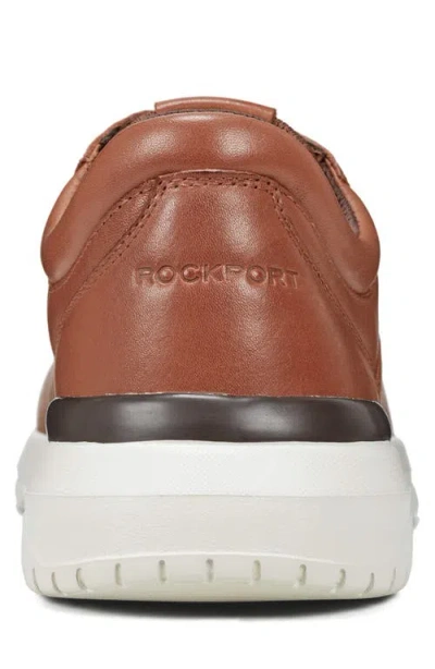 Rockport Men's Jaimie Lace-up Round Toe Casual Sneakers In Dark Natural