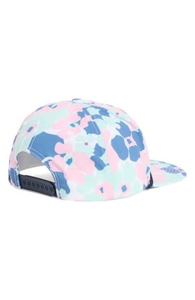 Swannies Siggy Floral Waterproof Baseball Cap In Flamingo
