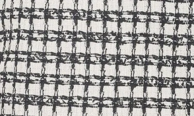 Alexia Admor Dianys Tweed Shift Mindress In Black/white