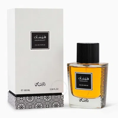 Rasasi Men's Hamasaat Edp Spray 3.4 oz Fragrances 614514421352