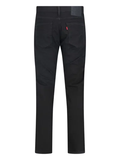 Levi's Indigo 512 Slim Taper Jeans In Black