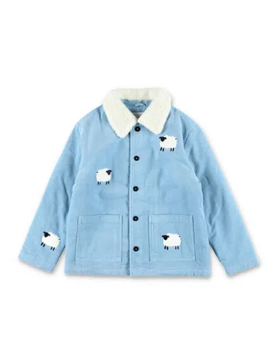 Shop Stella Mccartney Corduroy Jacket In L.blue