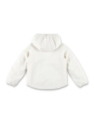 K-way Lily Double Face Jacket In White/pink