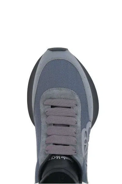 Shop Alexander Mcqueen Sneakers In Grey