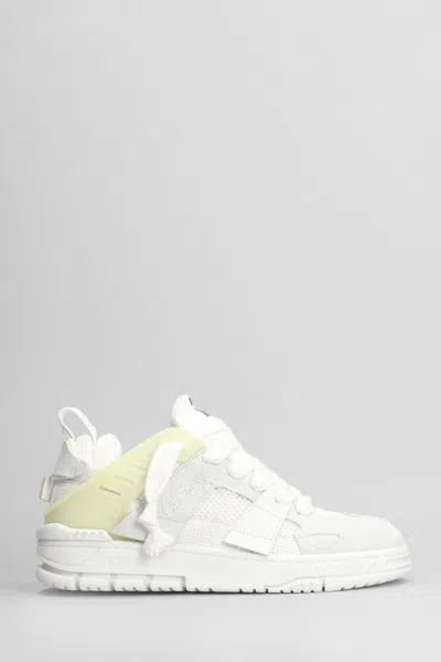 Axel Arigato Area Patchwork Low-top Sneakers In White