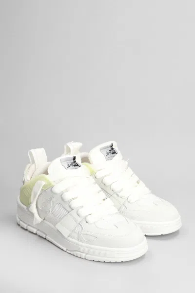 Axel Arigato Area Patchwork Low-top Sneakers In White