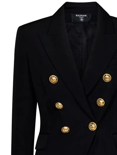 Shop Balmain Jackets In Black