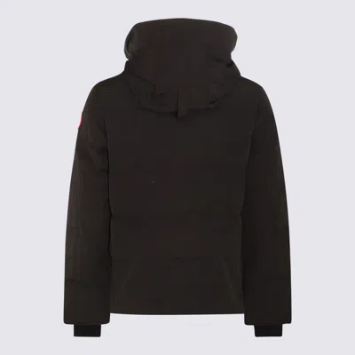 Shop Canada Goose Black Macmillan Down Jacket