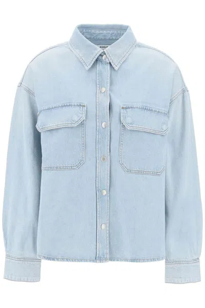 Shop Agolde 's Denim Shirt In Blue