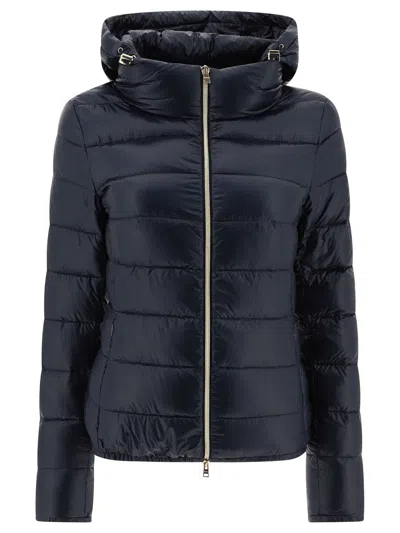 Herno Giada Down Jacket In Blue