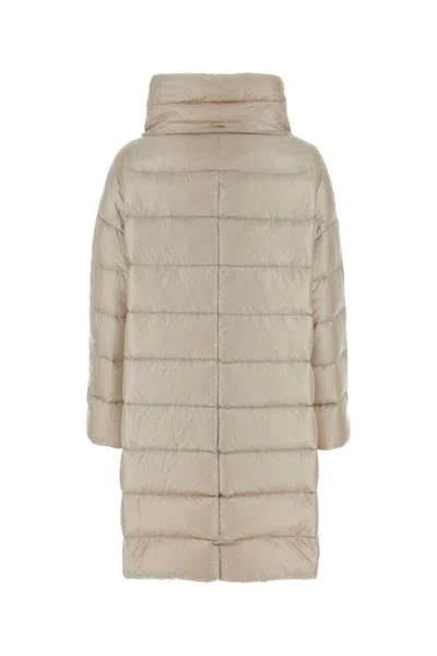 Herno Matilde Quilted Down Jacket In Beige O Tan