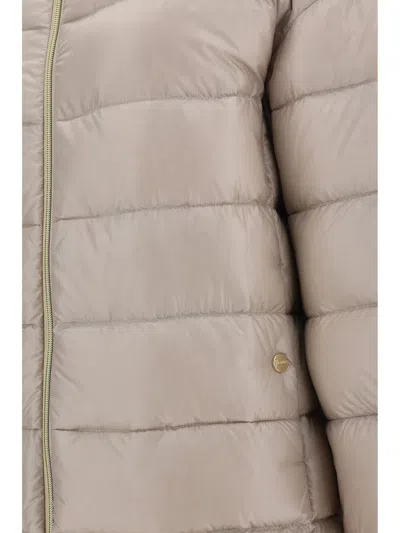 Herno Matilde Quilted Down Jacket In Beige O Tan