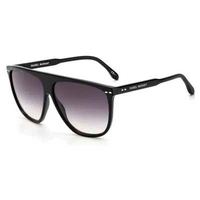 Isabel Marant Women's Pilot Sunglasses Im0009s 8079o Black 61mm In Black