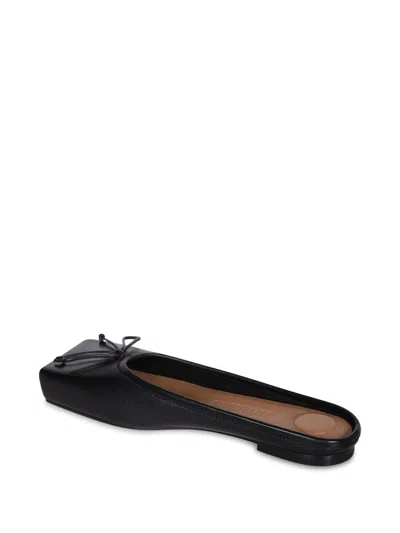 Shop Jacquemus "les Mules Plates Ballet" Ballet Flats In Black