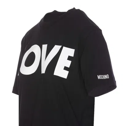 Shop Moschino T-shirts And Polos In Black