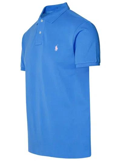 Shop Polo Ralph Lauren Slim Fit Polo Clothing In Blue