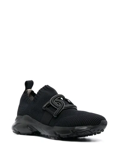 Tod's Kate Sneakers In Technical Fabric In Black