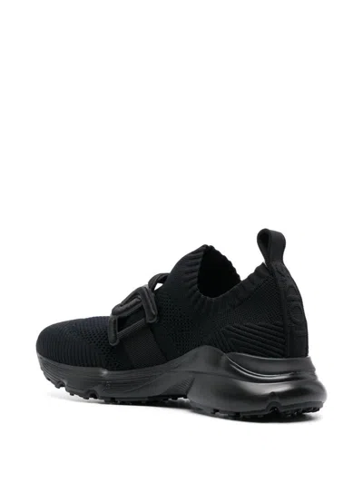 Tod's Kate Sneakers In Technical Fabric In Black