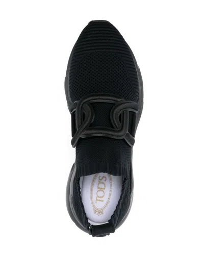 Tod's Kate Sneakers In Technical Fabric In Black